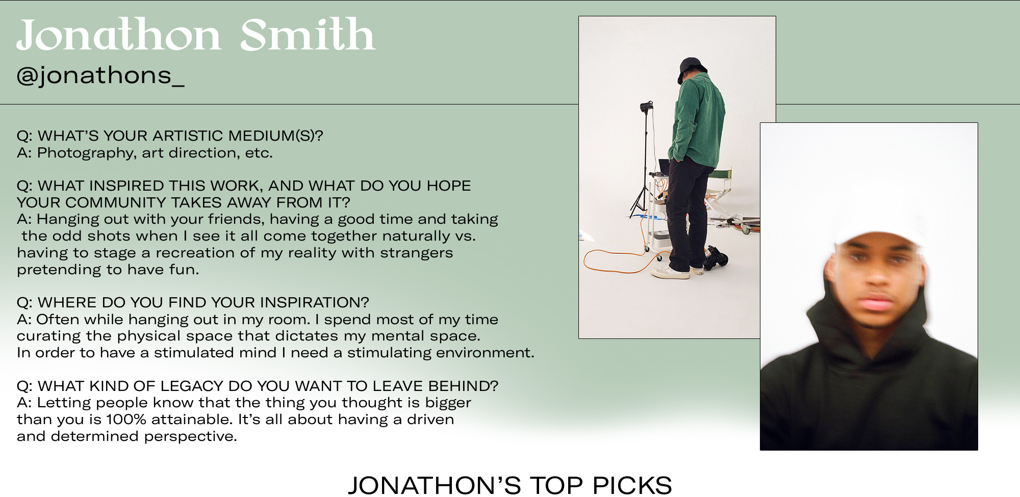 Jonathon Smith Q&A