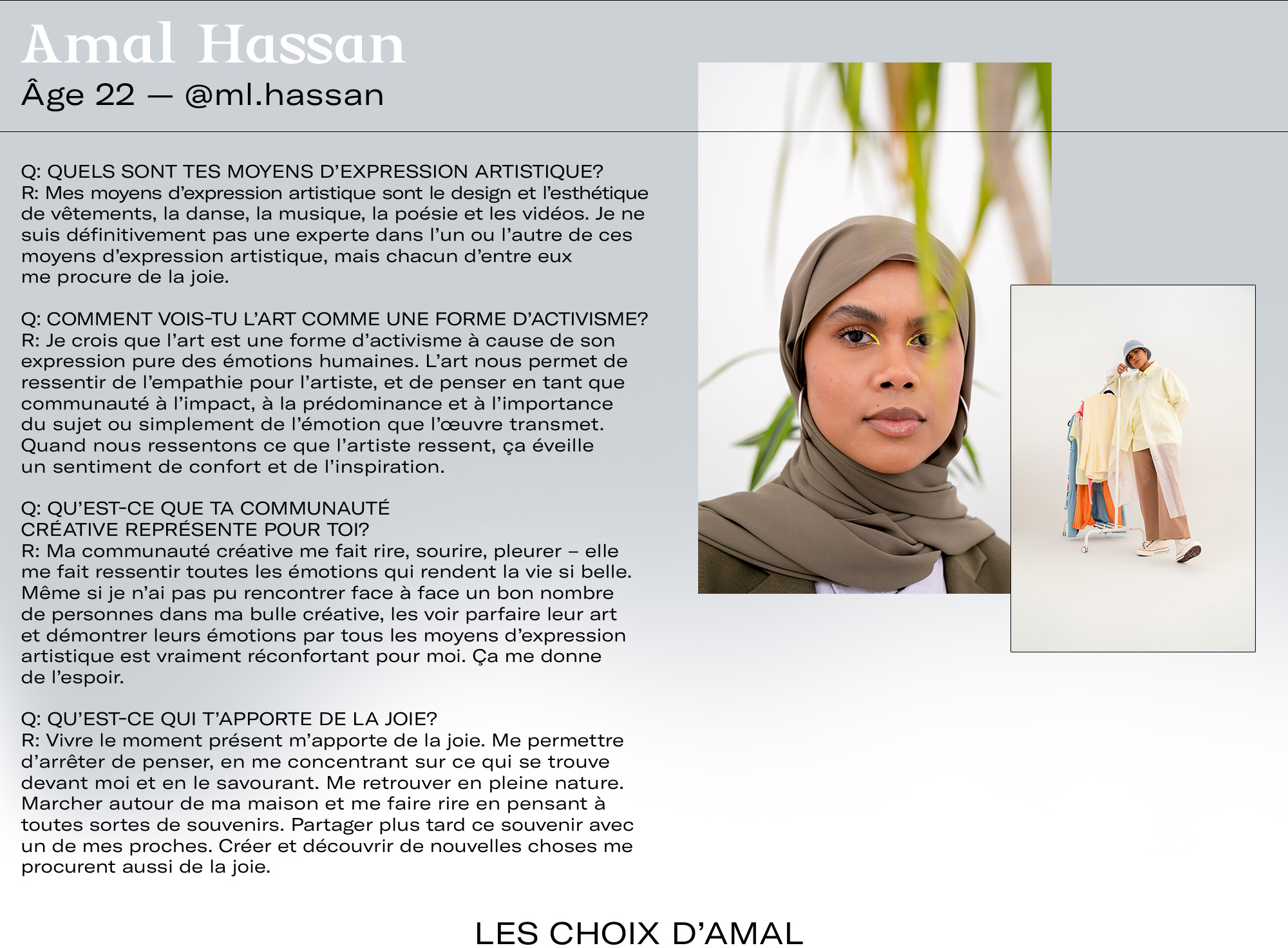 Amal Hassan Q&A