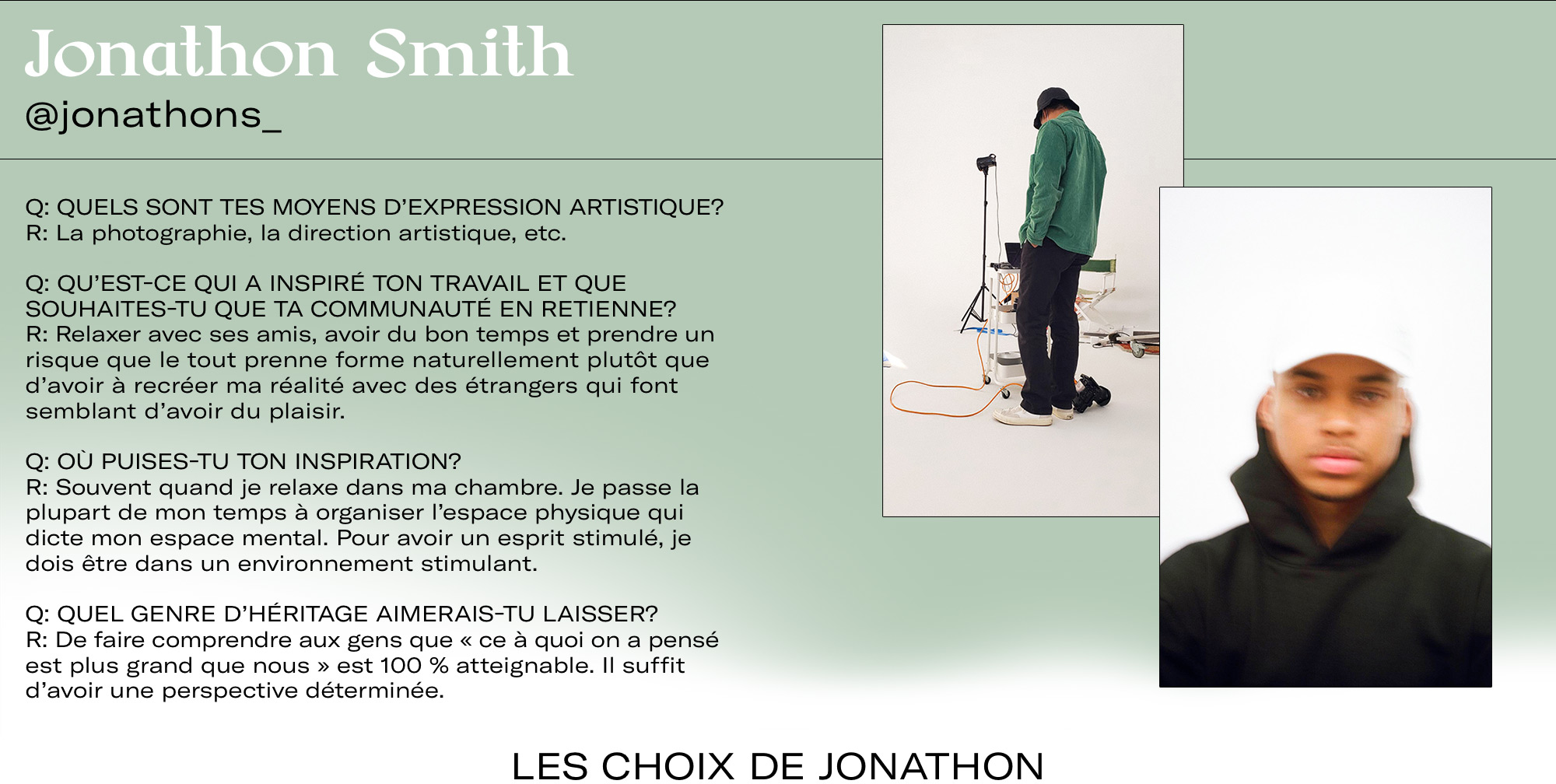 Jonathon Smith Q&A