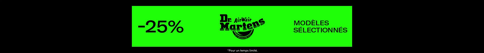 Dr. Martens - 25% de rabais header image