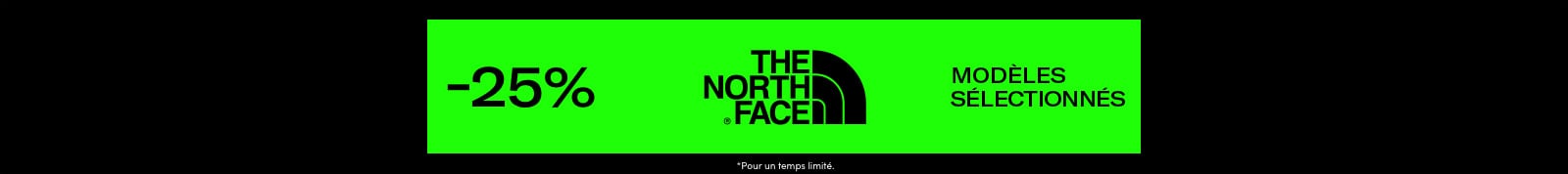 The North Face - 25% de rabais header image