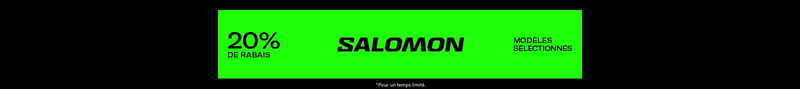 Salomon - 20% de rabais header image