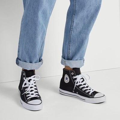 Baskets Chuck Taylor All Star Classic noires/blanches pour hommes Alternate View