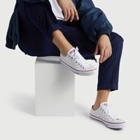 Men's Chuck Taylor Classic Low Top Sneakers in White Alternate View