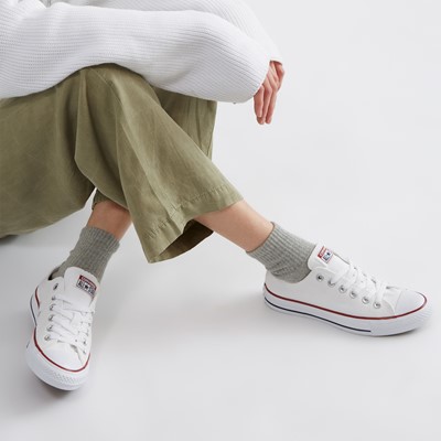 Converse chuck taylor outlet basse blanche femme