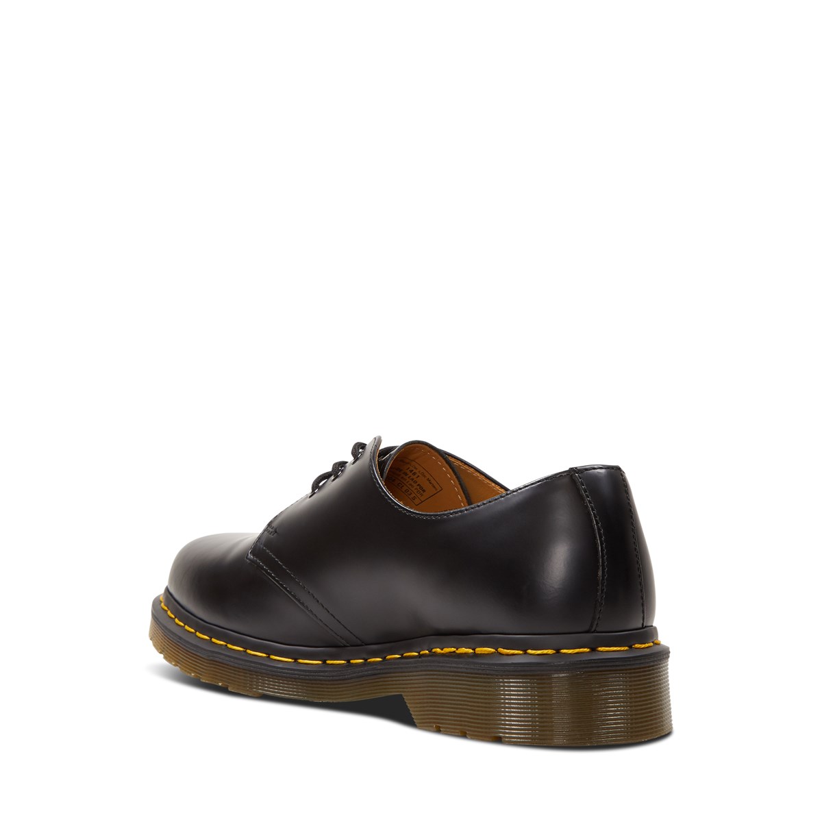 Men's 1461 Smooth Leather Shoes in Black | Little Burgundy