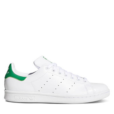 Women's Stan Smith Sneakers in White/Green