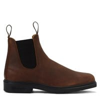 1313 chisel toe chelsea boots in brown