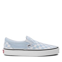 baby blue and white checkered vans
