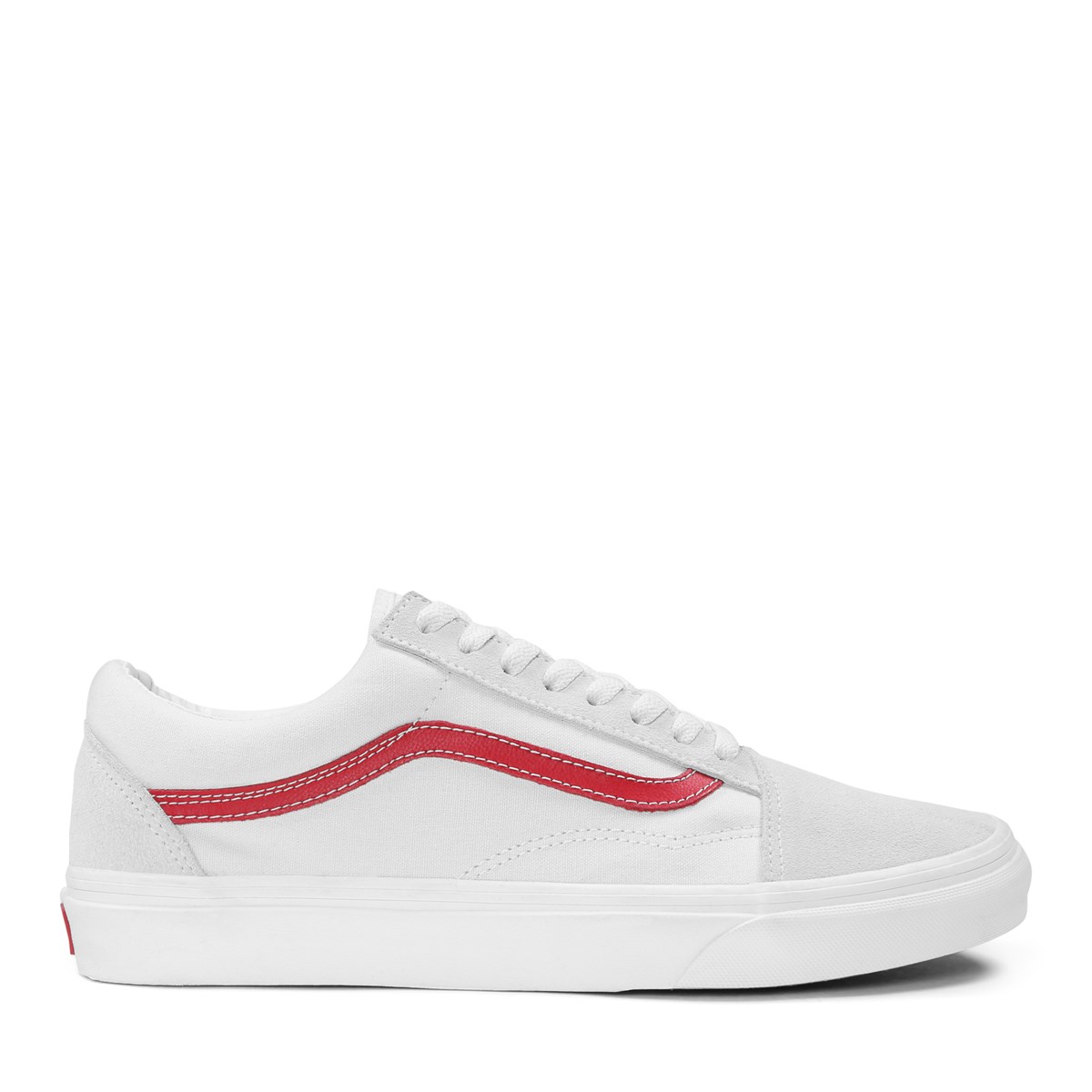 womens red and white vans