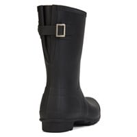 Women's Original Short Adjustable Rain Boots in Black