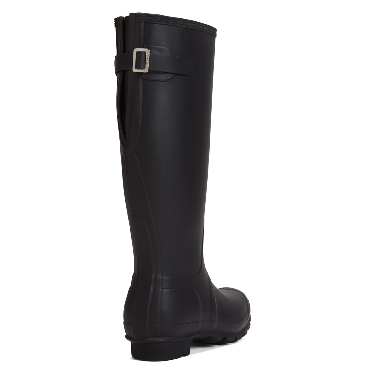 Women's Original Tall Adjustable Rain Boots in Black | Little Burgundy