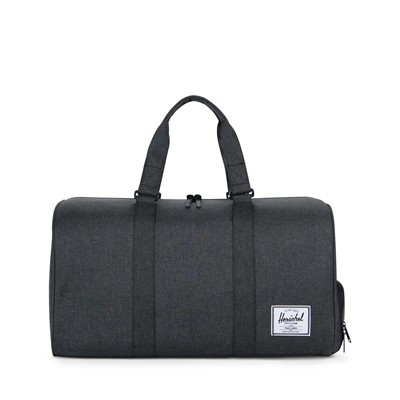 herschel novel duffle black crosshatch