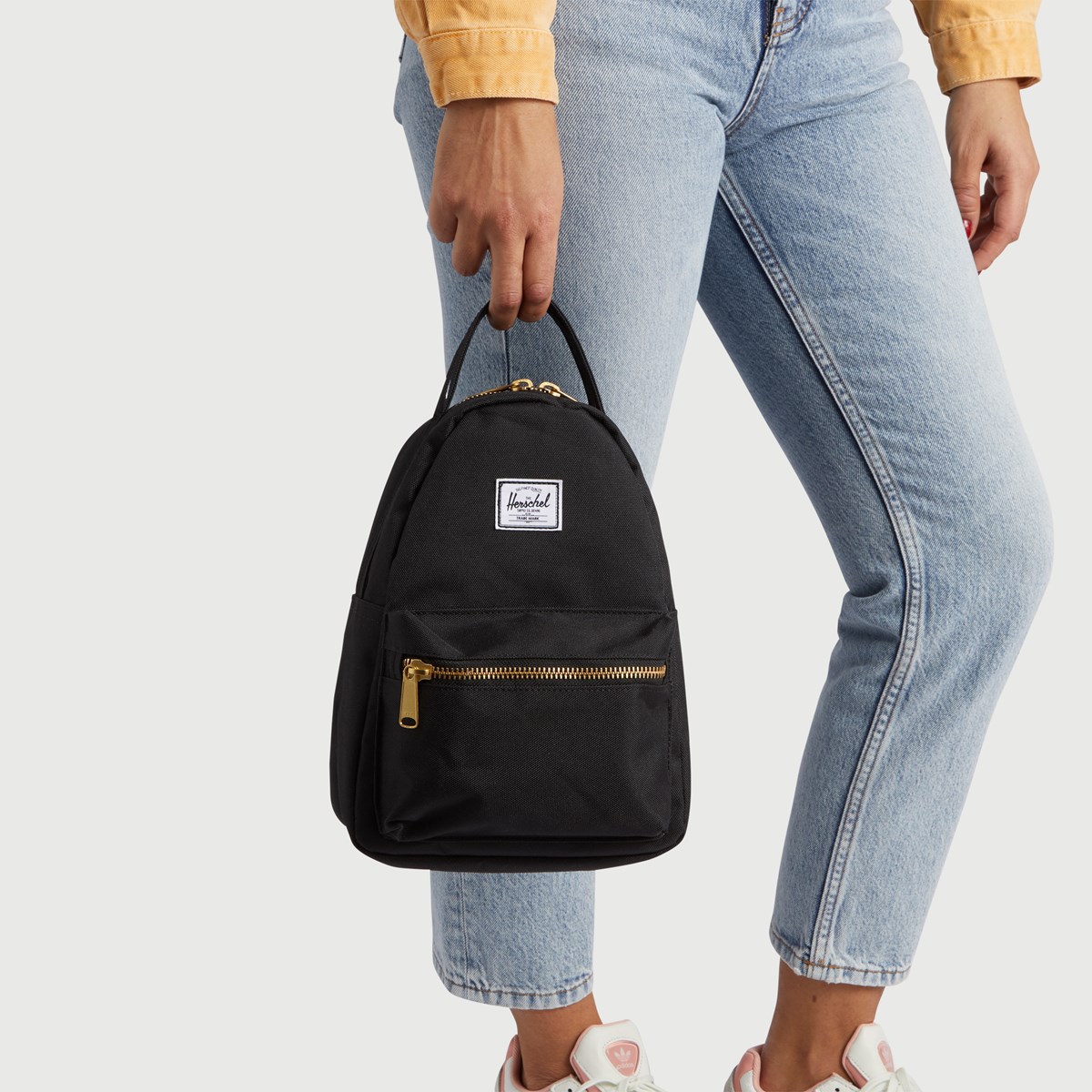 Small Black Mini Backpack | Wydział Cybernetyki
