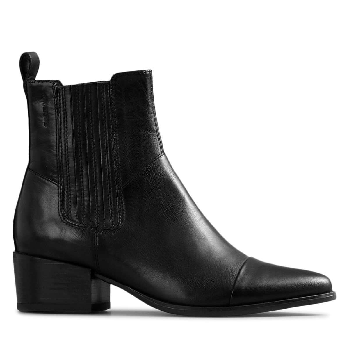 Women's Marja Toe Ankle Boots in Black 