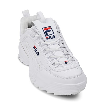 fila burgundy disruptor ii trainers