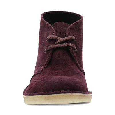 clarks desert boots bordeaux