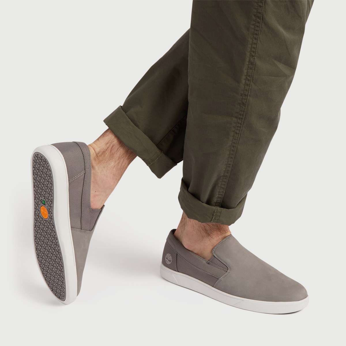 Men's Groveton Slip-Ons in Grey 