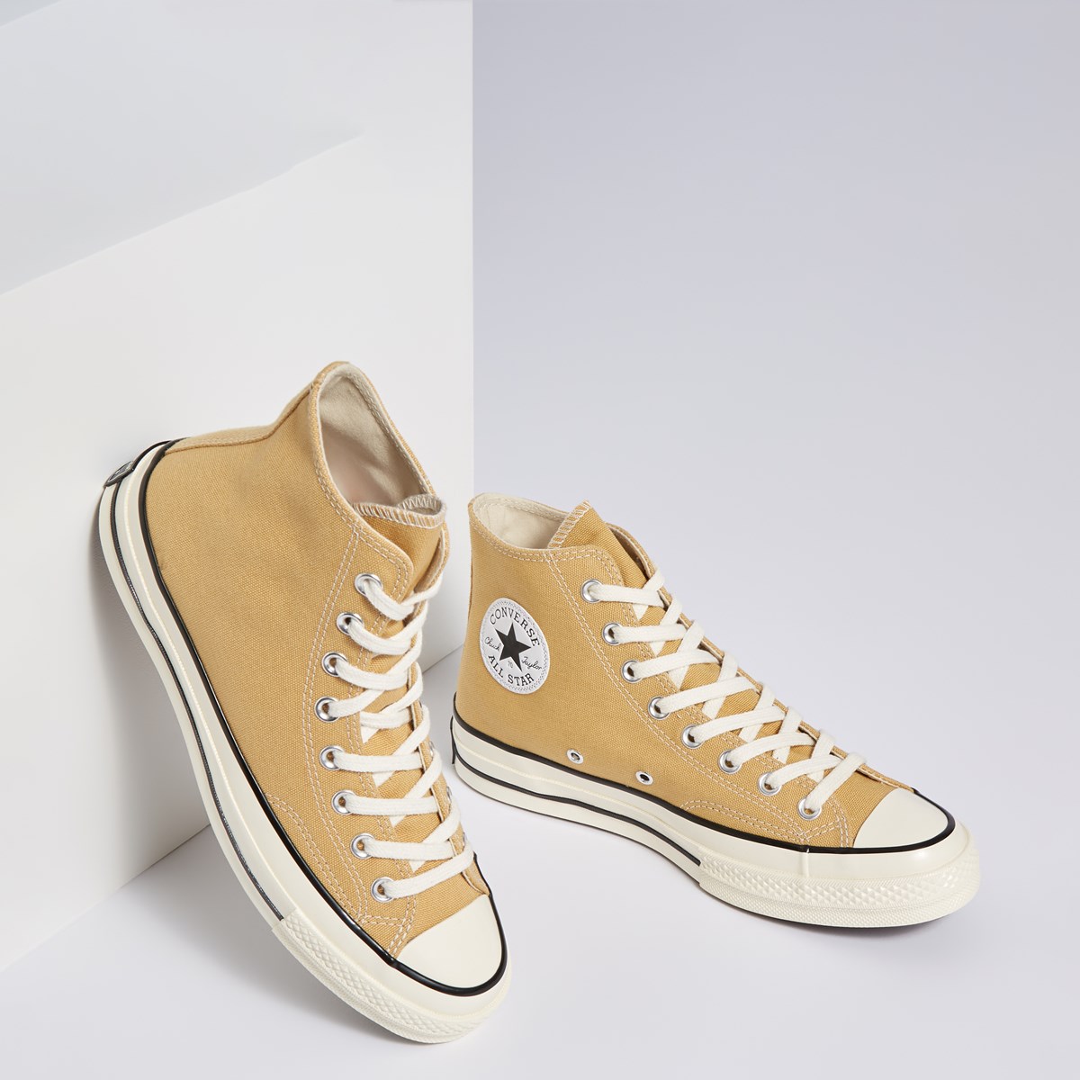 Chuck Taylor All Star 70 Vintage High Top Sneakers in Yellow | Little ...