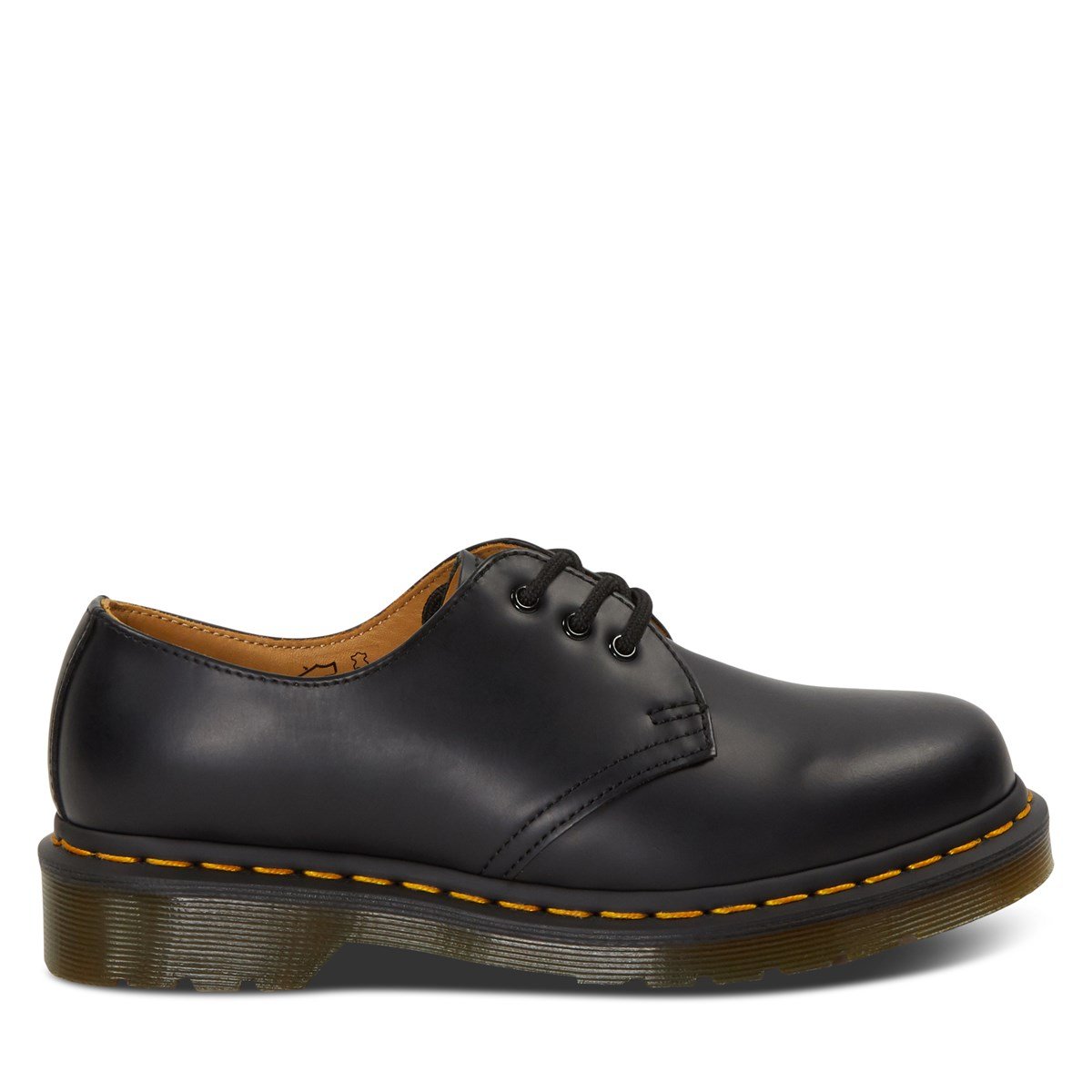 1461 Smooth Leather Shoes in Black 