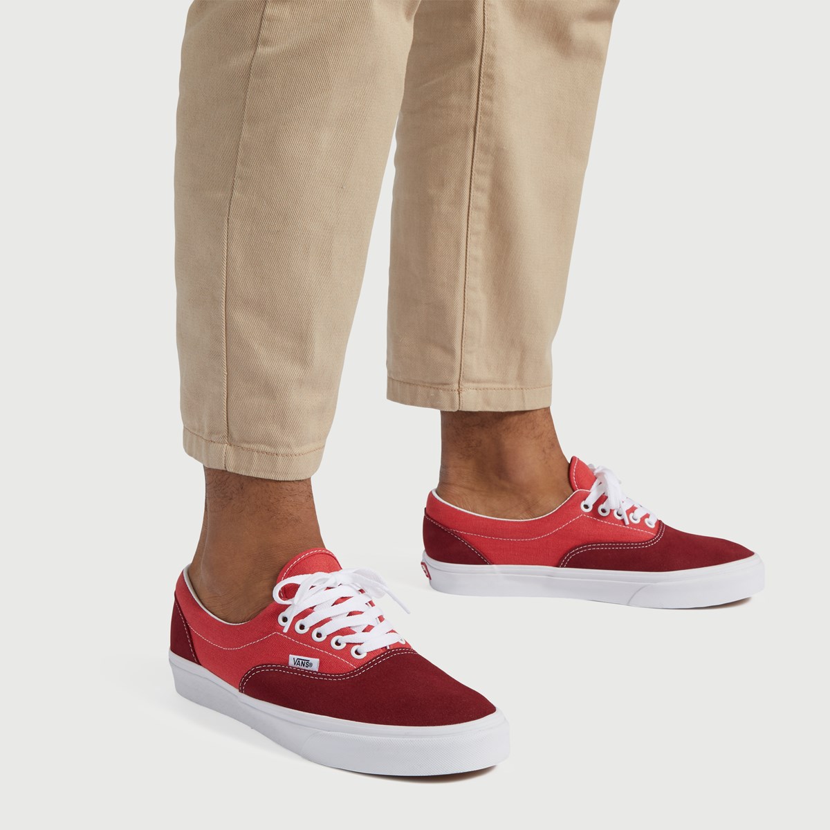 Men's Era Retro Sport Sneakers in Red 