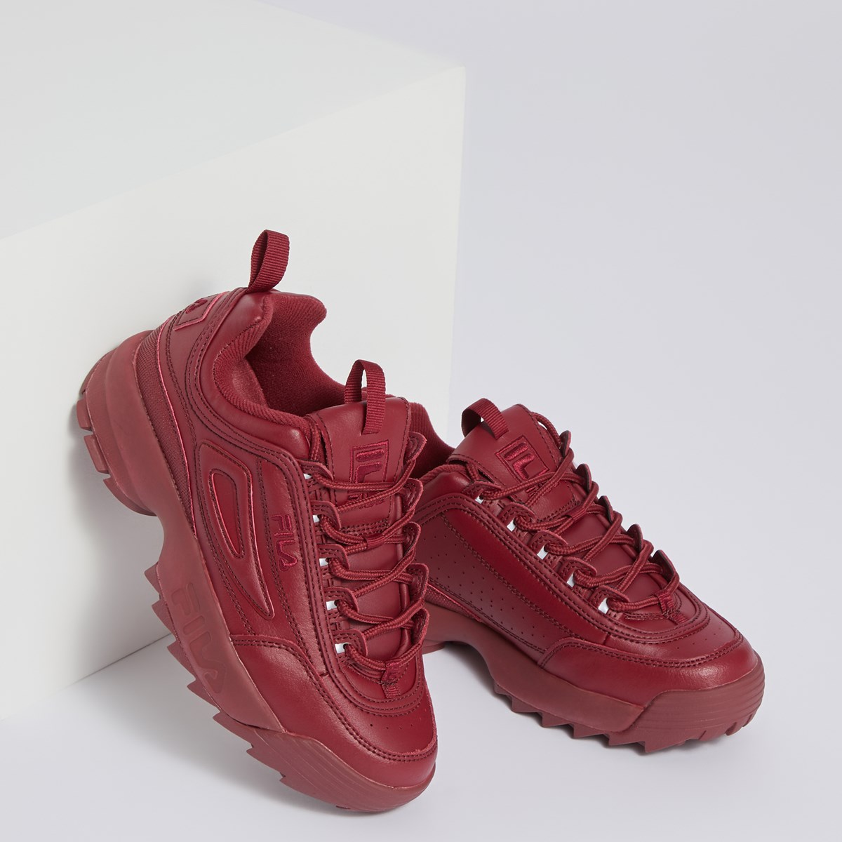 little burgundy fila