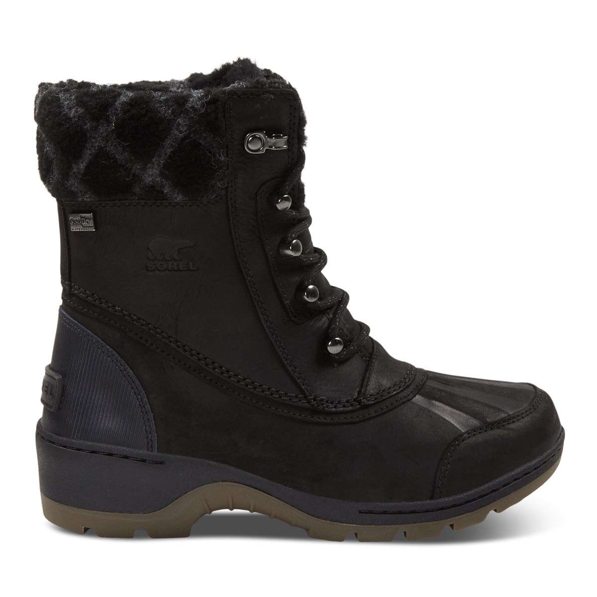 sorel waterproof black boots