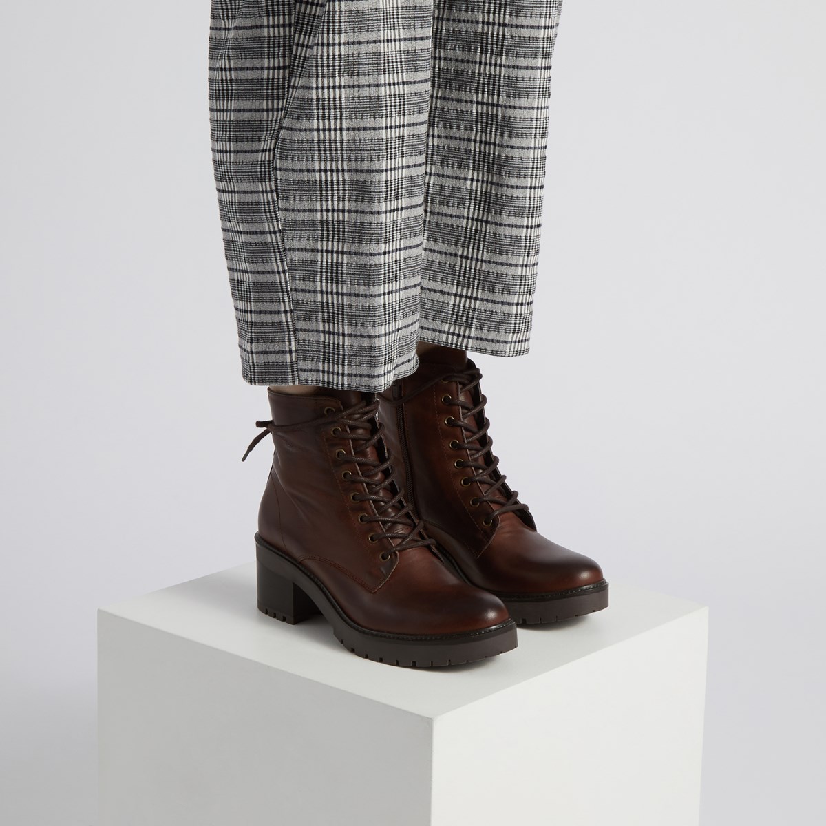 little burgundy ankle boots