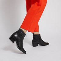 little burgundy ankle boots