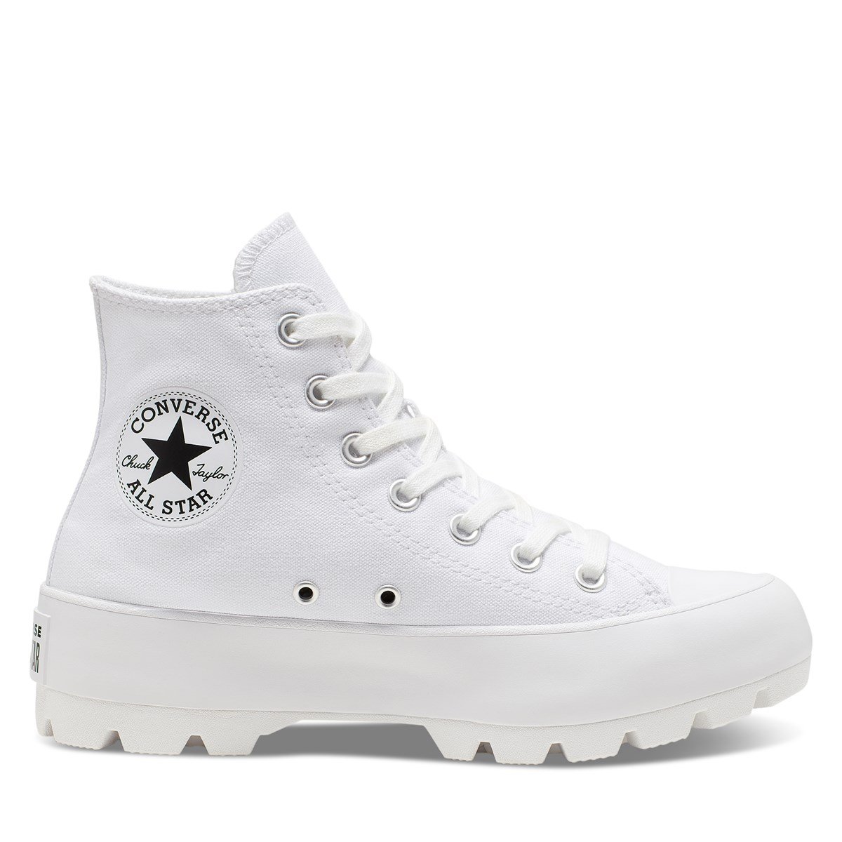 Baskets Chuck Taylor Hi Lugged blanches pour femmes