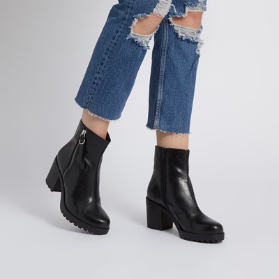 Grace Heeled Boots in Black | Little