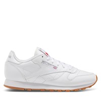 Baskets Classic Leather blanches pour femmes