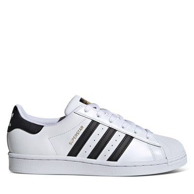 Women's Classic Superstar Sneakers in White/Black