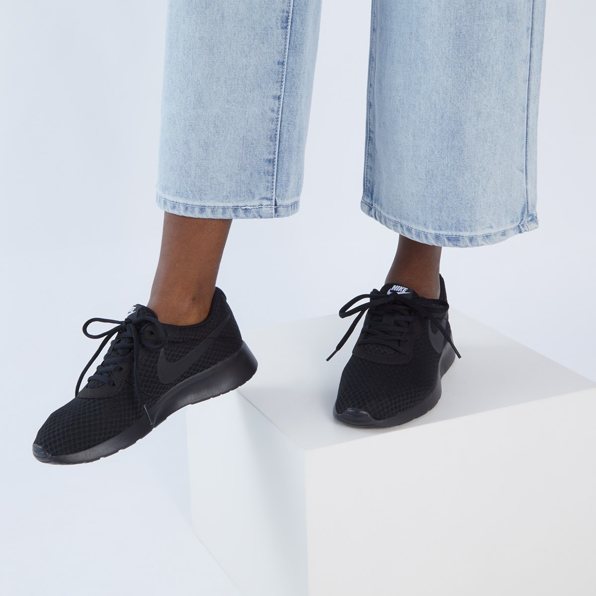 Women's Tanjun Sneakers in Black 