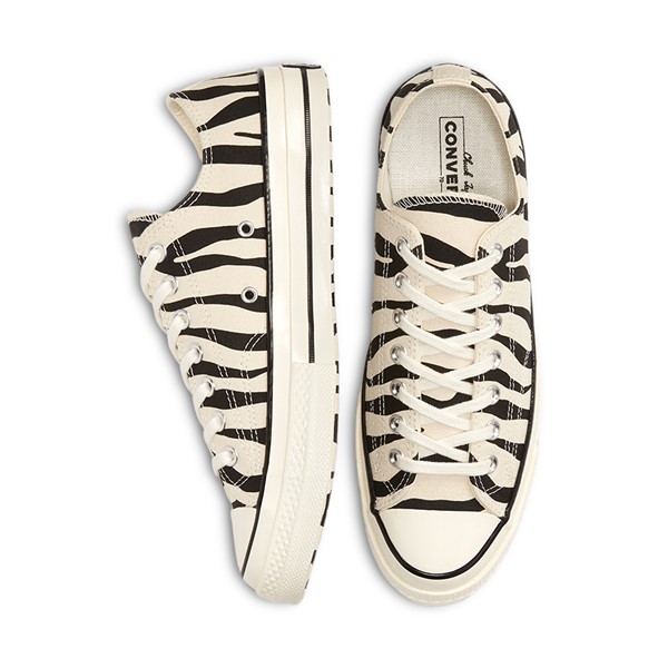 half zebra converse