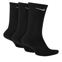 Everyday Plus Cushion Crew Socks in Black Alternate View