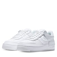 nike air force 1 shadow sneakers in white and burgundy