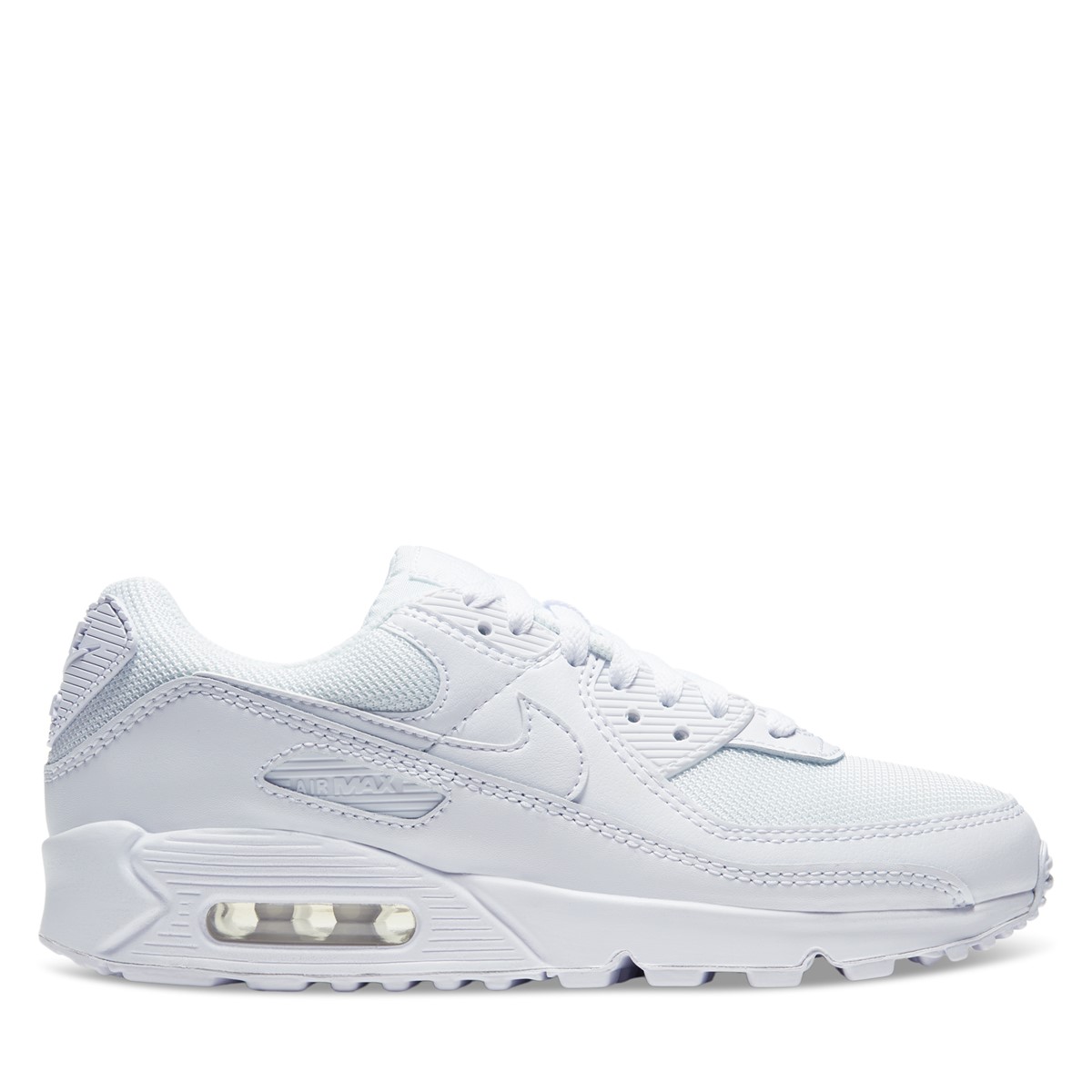 Women's Air Max 90 Sneakers in White/Grey
