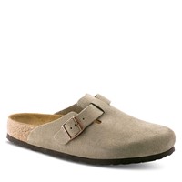 Women's Boston Clogs in Taupe | Little Burgundy