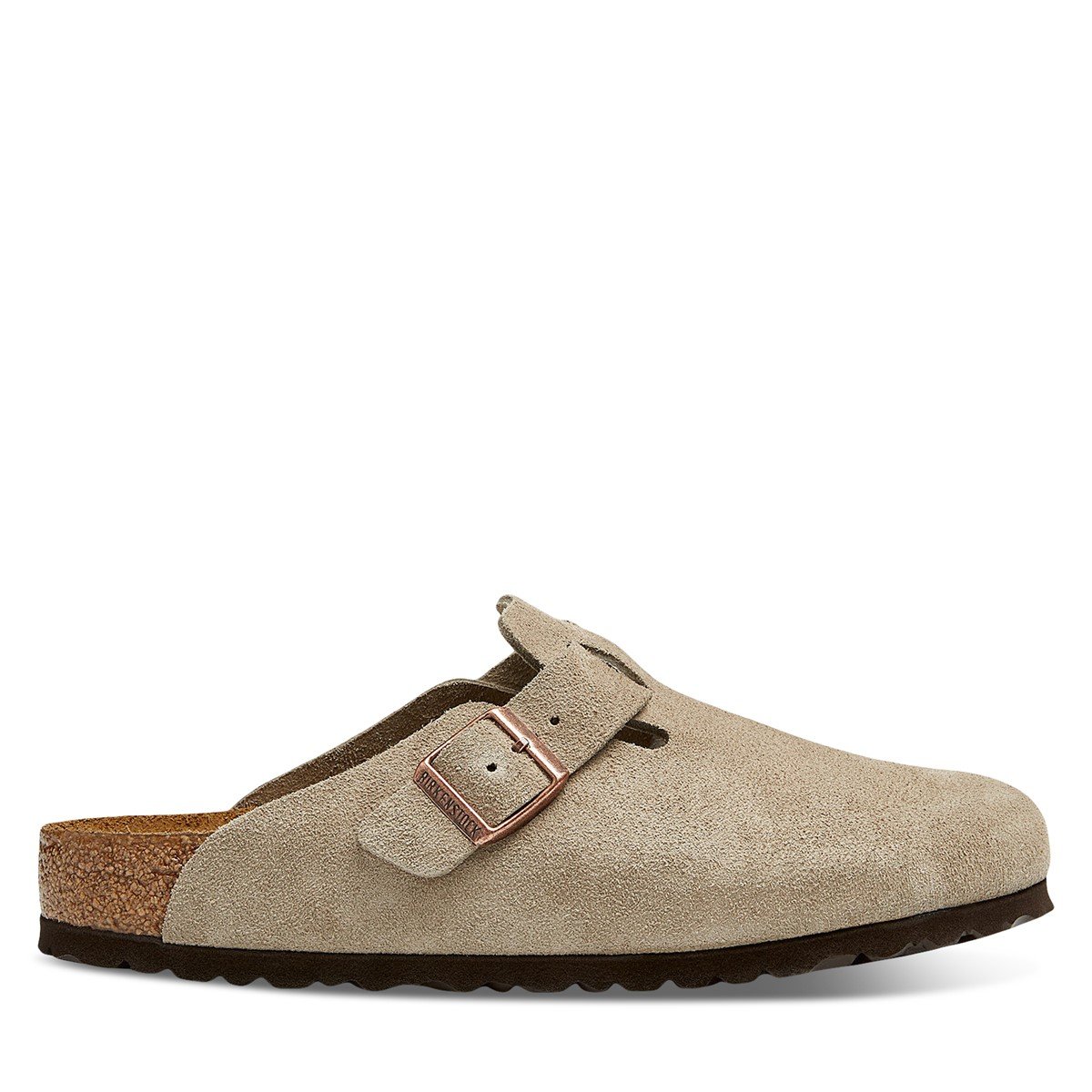 Women's Boston Clogs in Taupe | Little Burgundy