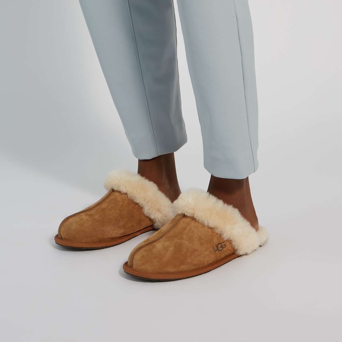 Women's Scuffette II Slippers in Beige | Little Burgundy