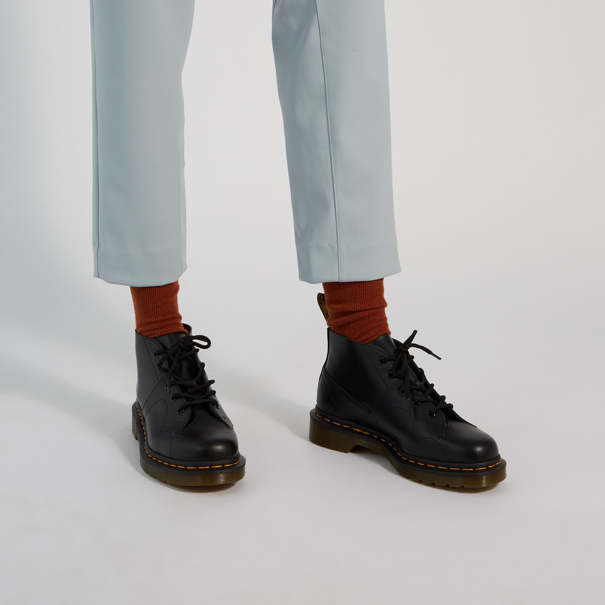 dr martens church boots black