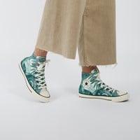 Alternate view of Women's Tropical Chuck Taylor Hi Sneakers in Green