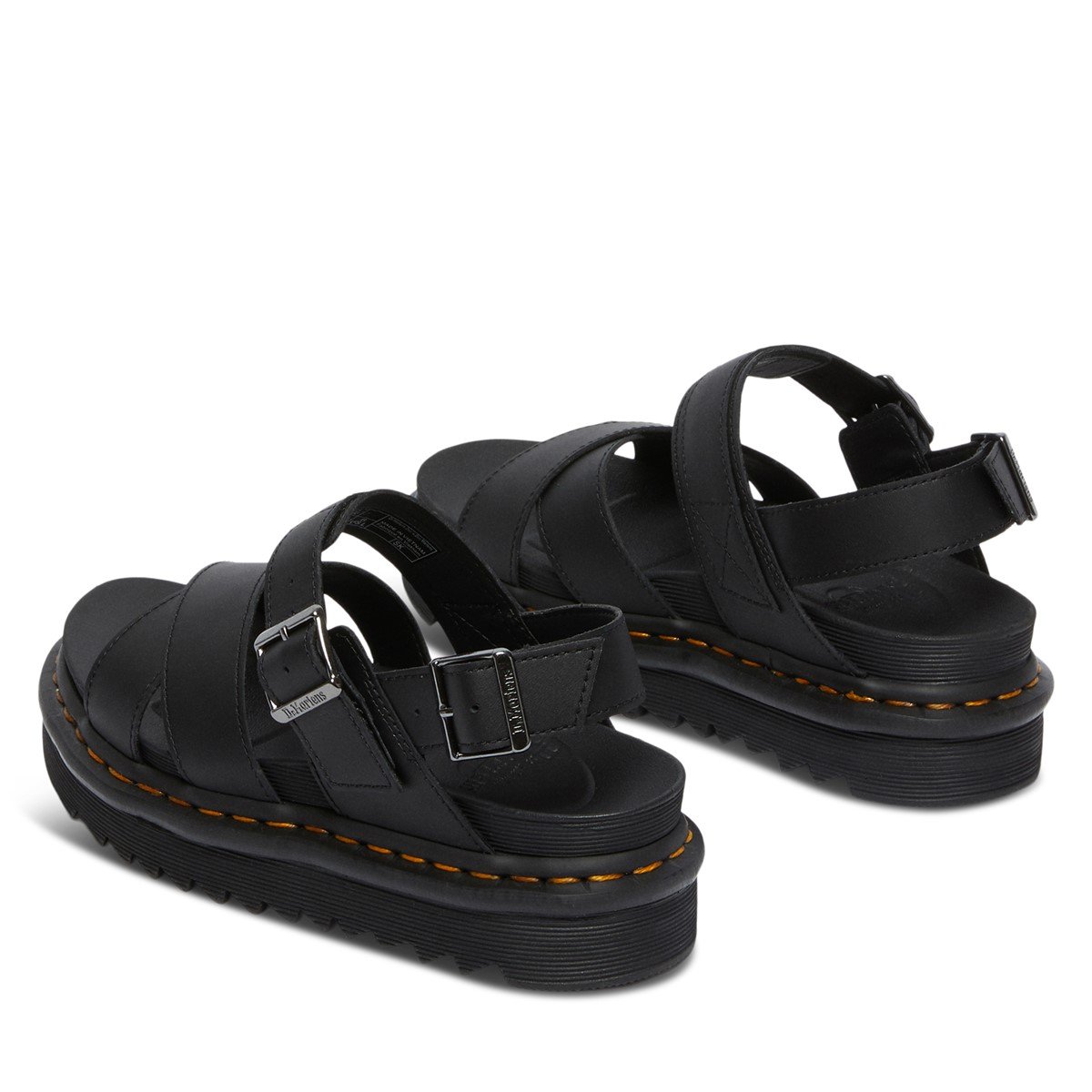 Women's Voss II Platform Sandals in Black | Little Burgundy