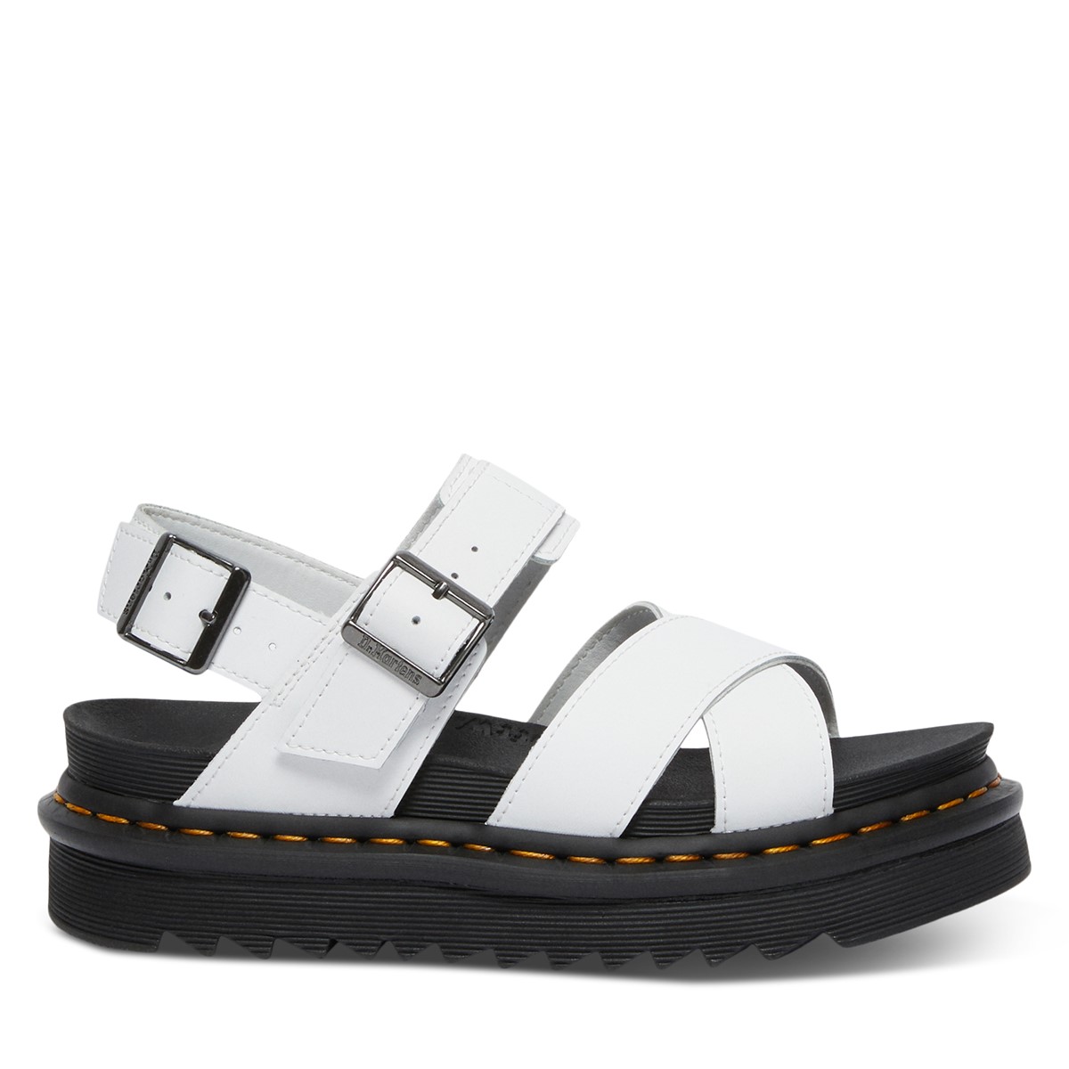 grey doc marten sandals