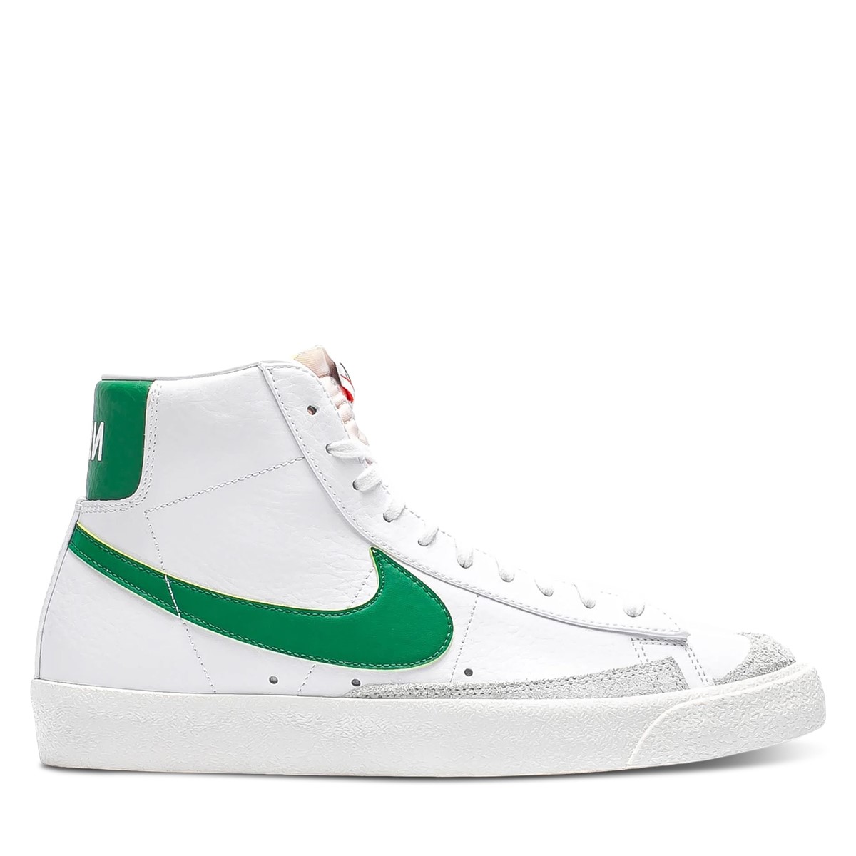 Men's Blazer Mid 77 in White/Green | Little Burgundy