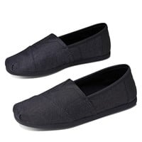 Alternate view of Men's Alpargata Slip-On Shoes in All Black