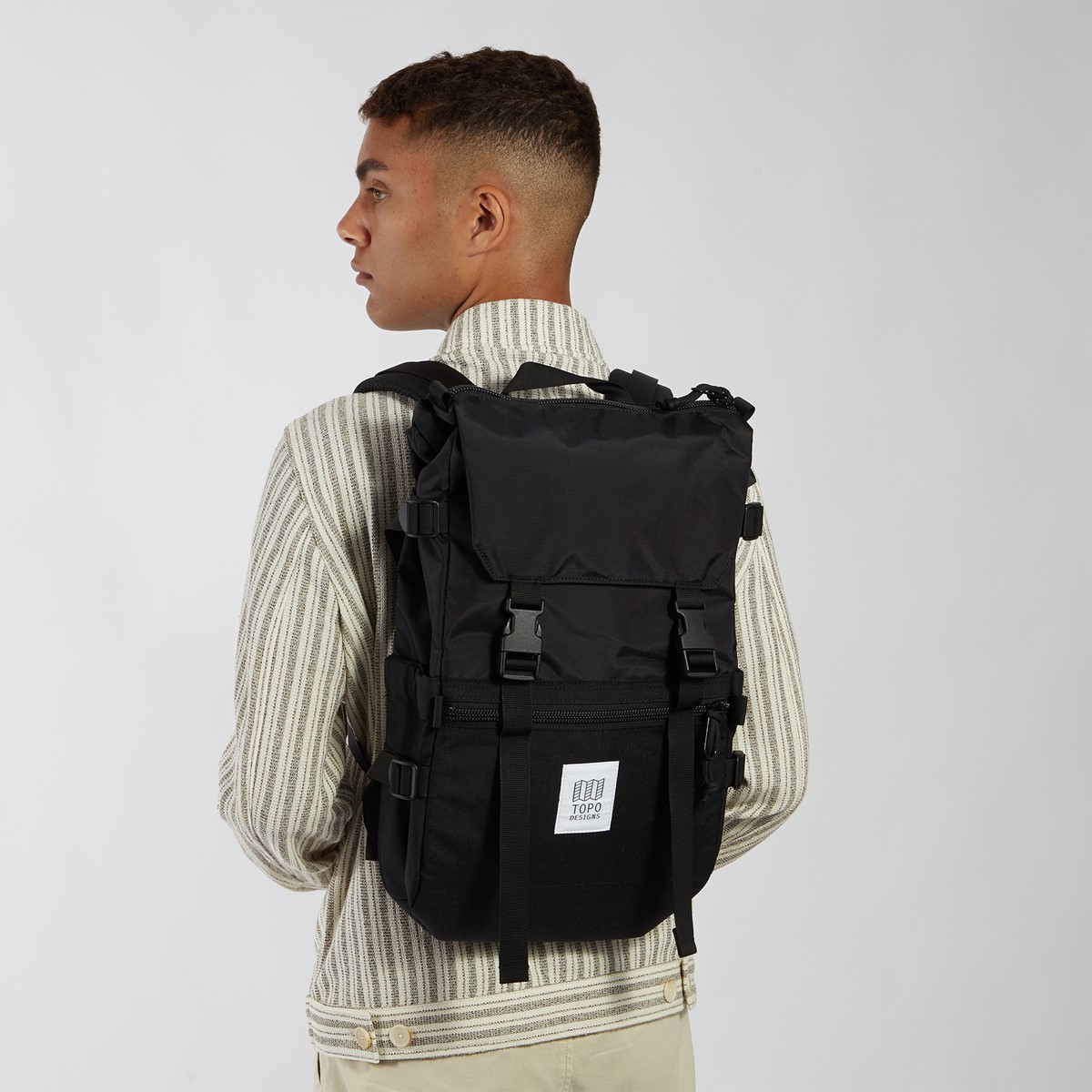 Rover Pack Classic Backpack in Black | Little Burgundy