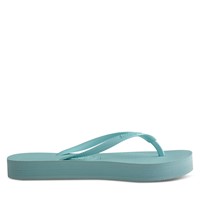 Sandales Slim Flatform bleues pour femmes
