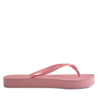 Women's Slim Flatform Sandals in Macaron Pink